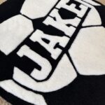 Personalized Soccer Rug,Custom Initial Rug  with name,Football Lover Player Fans Gift,2026 World Cup Gift for Soccer Players - Image 4