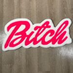 Custom Bitch Rug With Name, Funny Personalized Rug For Dorm Room Decor, Sassy Aesthetic Area Rug Gag Gift For Her, Bold Bedroom Floor Mat