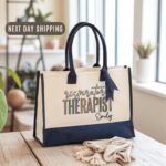 Respiratory Therapist Tote Bag, RT Care Week Gift, Respiratory Therapist Bag, RT Canvas Tote Bag, Custom RT Tote, rt Student Gifts