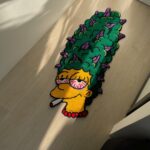 Marge Tufted Rug: Cartoon Inspired Handmade Carpet - Image 3