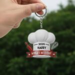 Personalized Bbq Grill Cutout keychain, Custom Name Barbecue Lover Gift, Outdoor Cooking Decor, Summer Grill Keepsake