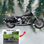 Custom Motorbike Photo Keychain, Biker Keychain, Gift for Biker, Motorcycle Lovers Gift
