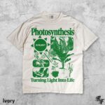 Photosynthesis Vintage T-Shirt, Retro Botanical 90s Y2K Science Graphic Tee, Plant Biology Wildflower Garden Shirt, Eco Nature Lover Gift