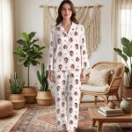 Custom Face Couple Pajamas Long and Short Set, Funny Pajamas with Photo, Personalized PJs Pants, Matching PJs Family & Couple Gift - Image 5