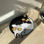 Handmade Yin Yang Cat Rug: Acrylic Tufted Cartoon Carpet - Image 6