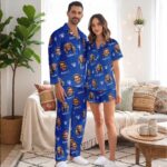 Custom Face Pajamas Long and Short Set, Funny Couple PJs with Photo, Personalized Pajamas Pants, Matching PJs Family & Couple Gift - Image 8