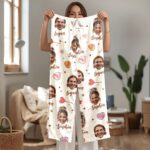 Custom Face Pajamas Long and Short Set, Funny Couple PJs with Photo, Personalized Pajamas Pants, Matching PJs Family & Couple Gift - Image 6