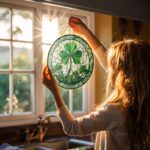 Shamrock Suncatcher, Shamrock Acrylic Window Hangings, Shamrock Hangings, Irish Decor, St. Patrick's Day Decoration, Shamrock Gift - Image 5