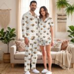 Custom Pet Photo Pajamas, Personalized Pet Sleepwear, Matching Family Outfit, Cute Pet Lover Gift, Custom Pajama Pants Set - Image 7