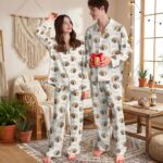 Custom Pet Photo Pajamas, Personalized Pet Sleepwear, Matching Family Outfit, Cute Pet Lover Gift, Custom Pajama Pants Set