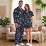 Custom Pet Photo Pajamas, Personalized Pet Face PJs, Matching Family & Couple Sleepwear, Dog Pajama Pants with Picture, Pet Gifts for Owners - Image 6