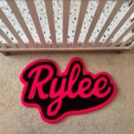 Personalized Tufted Rug Custom Name Carpet Handmade Text Rug Kids Bedroom Decor Playroom Floor Accent Unique Gift for Children Kids Room