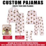 Custom Pet Photo Pajamas, Personalized Pet Sleepwear, Matching Family Outfit, Cute Pet Lover Gift, Custom Pajama Pants Set - Image 2