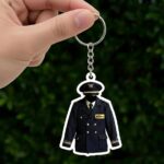 Personalized Pilot Uniform keychain: Aviation Gift