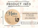 Baby Name With Birth Stats, Personalized Baby Sign, Hospital Newborn Arrival Announcement Sign, Newborn Name Wood Sign for Name Reveal Sign - Image 10