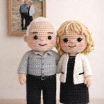Look Alike Parents Doll – Custom Couple Portrait Doll | Father’s Day Gift, Personalized Family Gift