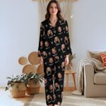 Custom Face Pajamas Long and Short Set, Funny Couple PJs with Photo, Personalized Pajamas Pants, Matching PJs Family & Couple Gift - Image 9