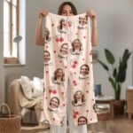 Custom Face Pajamas Long and Short Set, Funny Couple PJs with Photo, Personalized Pajamas Pants, Matching PJs Family & Couple Gift - Image 7