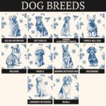 Custom Dog Toile de Jouy Pajamas, Cottagecore Style PJs, Dog Print Pajama Pattern, Unique Pet Gifts for Owners - Image 4
