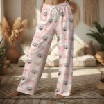 Custom Pet Photo Pajamas, Personalized Pet Sleepwear, Matching Family Outfit, Cute Pet Lover Gift, Custom Pajama Pants Set - Image 9