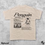 Penguin Vintage 90s Graphic T-Shirt, Retro Arctic Bird Tee, Funny Penguin Lover Shirt, Marine Life Biology Top, Y2K Nature Aesthetic Gift - Image 4