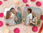 Personalized Fridge Magnet Music Album, Custom Photo Album Cover Photo Gift for Couple Photo & Music Refrigerator Magnet - Image 6