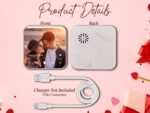 Personalized Fridge Magnet Music Album, Custom Photo Album Cover Photo Gift for Couple Photo & Music Refrigerator Magnet - Image 4