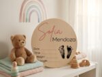 Baby Name With Birth Stats, Personalized Baby Sign, Hospital Newborn Arrival Announcement Sign, Newborn Name Wood Sign for Name Reveal Sign - Image 6