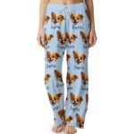 Custom Pet Cartoon Pajamas with Photo, Personalized Pet Portrait PJs, Matching Family Outfit, Cute Pet Pants, Pet Gifts for Owners - Image 7