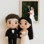 Look Alike Couple Portrait Doll – Custom Wedding Doll | Valentine’s Day Gift for Him, Personalized Anniversary Gift