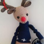 Christmas Reindeer Crochet Pattern | Reindeer with Bag Amigurumi PDF - Image 8