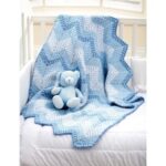 Cascading Ripples Baby Blanket Crochet Pattern | Baby Coordinates Yarn - Image 6