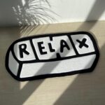 Relax Pill Rug: Handmade Tufted Funny Design Carpet - Image 4