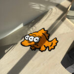 Three-Eyed Fish Rug: Cartoon Inspired Kids Room Decor - Image 4