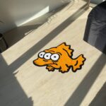 Three-Eyed Fish Rug: Cartoon Inspired Kids Room Decor - Image 3