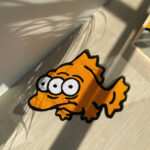 Three-Eyed Fish Rug: Cartoon Inspired Kids Room Decor