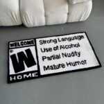 Tufted Welcome Home Rug: Funny Entryway Decor - Image 8