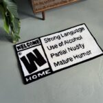 Tufted Welcome Home Rug: Funny Entryway Decor - Image 3