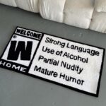 Tufted Welcome Home Rug: Funny Entryway Decor - Image 4