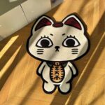 Turbo Granny Tufted Rug: Dan Da Dan Anime, Lucky Cat Carpet - Image 9