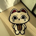 Turbo Granny Tufted Rug: Dan Da Dan Anime, Lucky Cat Carpet - Image 2