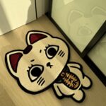 Turbo Granny Tufted Rug: Dan Da Dan Anime, Lucky Cat Carpet - Image 3