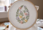 Floral Easter Egg Applique Embroidery Design, Machine Embroidery (Digital Download) - Image 2