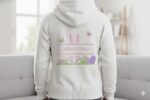 Custom Easter Bunny Embroidery Easter Bunny Design for Tote Bag/Clothes/Pillow/Hoodie - Image 3