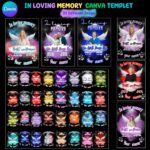 35 In Loving Memory Design Canva Editable Bundle, Memorial Design Bundle, 35 Different Design, Memorial Backgrounds Template,Drag your image