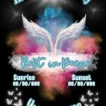 35 In Loving Memory Design Canva Editable Bundle, Memorial Design Bundle, 35 Different Design, Memorial Backgrounds Template,Drag your image - Image 11