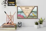 USA 50 States SVG Bundle for Laser Cutting | Layered State Signs | Glowforge Files | CNC Laser Cut Vector | Instant Download - Image 9