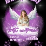 35 In Loving Memory Design Canva Editable Bundle, Memorial Design Bundle, 35 Different Design, Memorial Backgrounds Template,Drag your image - Image 10