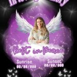 35 In Loving Memory Design Canva Editable Bundle, Memorial Design Bundle, 35 Different Design, Memorial Backgrounds Template,Drag your image - Image 9