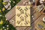 Honey Bee 3D Paper Cut EMBROIDERY PATTERN-3D Cutting Idea FOR HOLIDAY IDEA PDF (Copy)